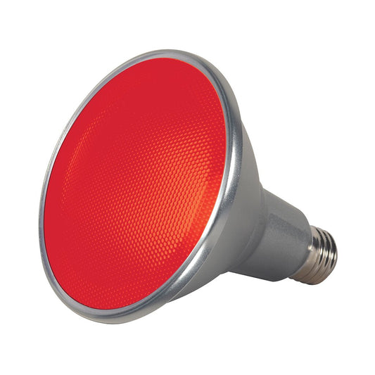 Satco S9480 15W Red LED Light Bulb