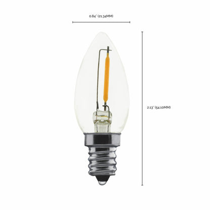 Satco S11308 0.7W C7 LED Light Bulb