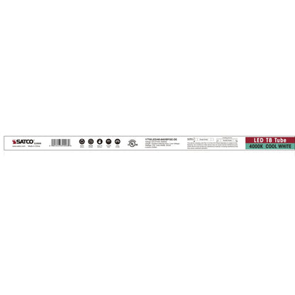Satco S39906 17W T8 Cool White LED Light Bulb