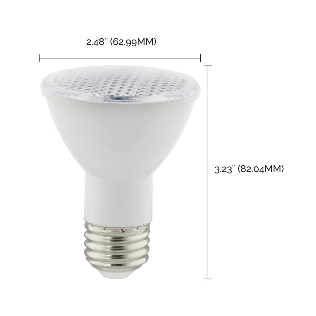 Satco S39188 6.5W PAR20 Amber LED Light Bulb