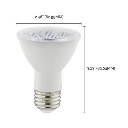 Satco S39188 6.5W PAR20 Amber LED Light Bulb