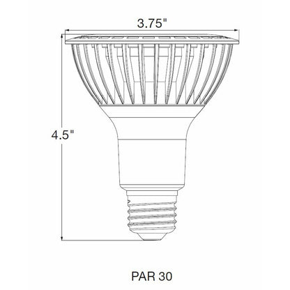 Satco S29764 21.5W PAR30 Long LED Light Bulb