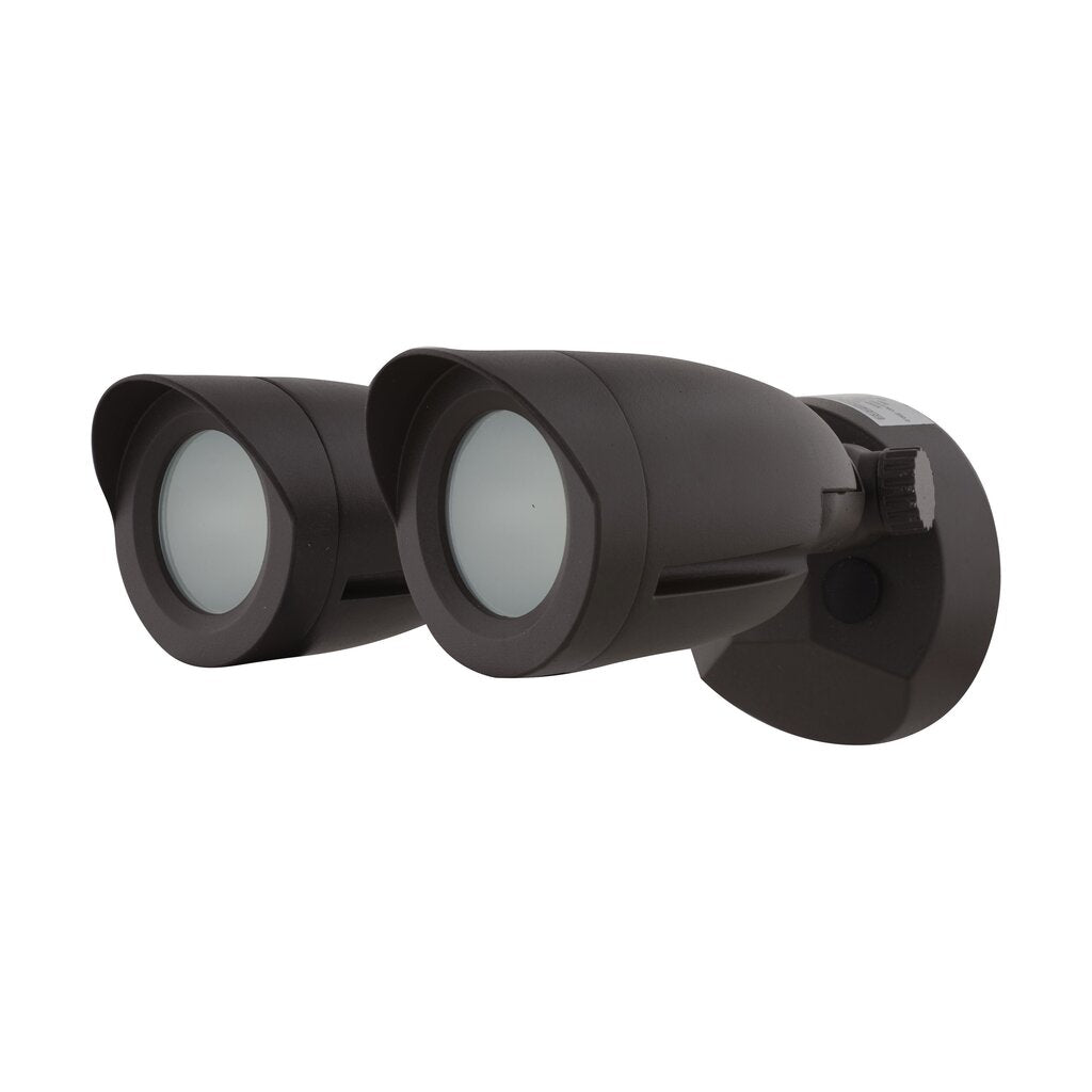 Satco 65-718 20W LED Security Lighting Fixture Security Light; Dual