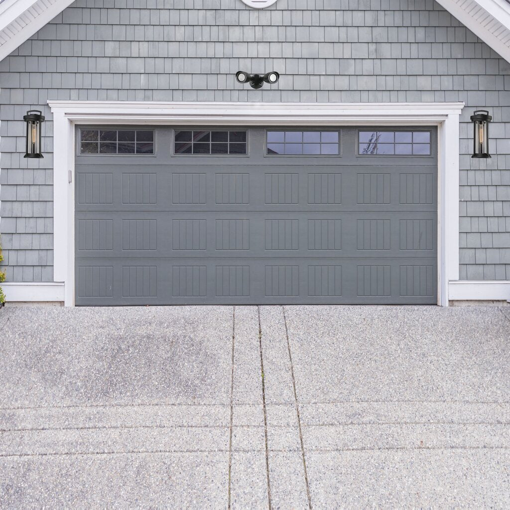 Satco 65-714 20W LED Security Lighting Fixture Security Light; Dual