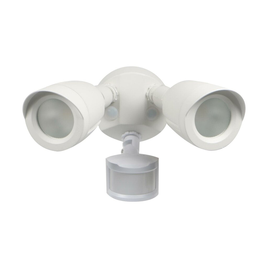 Satco 65-711 20W LED Security Lighting Fixture Security Light; Dual