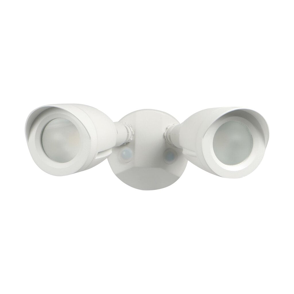 Satco 65-710 20W LED Security Lighting Fixture Security Light; Dual