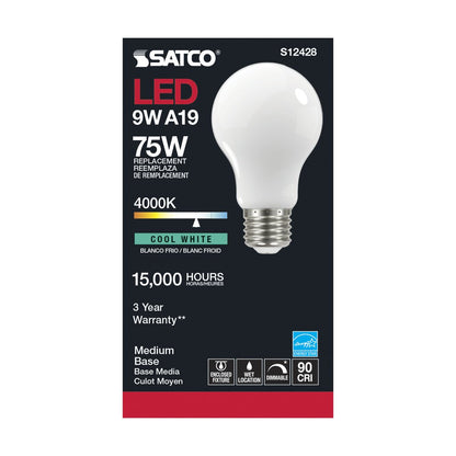Satco S12428 11W A19 LED Light Bulb