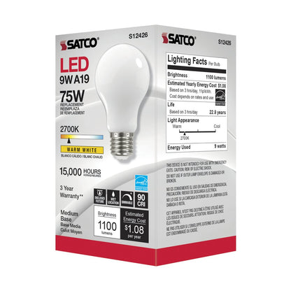 Satco S12426 11W A19 LED Light Bulb