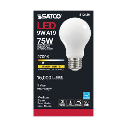 Satco S12426 11W A19 LED Light Bulb