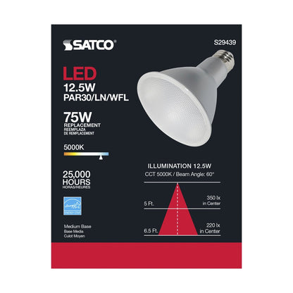 Satco S29439 12.5W PAR30 Long LED Light Bulb