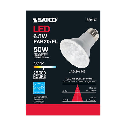 Satco S29407 6.5W PAR20 LED Light Bulb