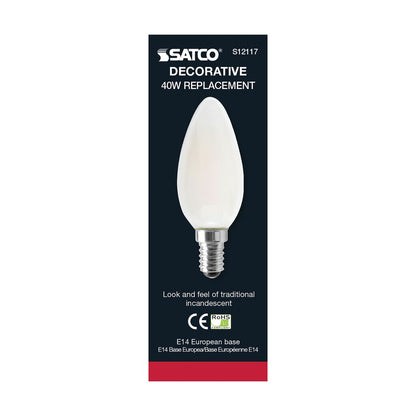 Satco S12117 4.5W B11 LED Light Bulb