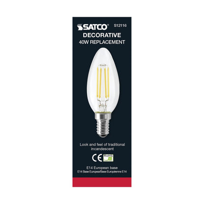 Satco S12116 4.5W B11 LED Light Bulb