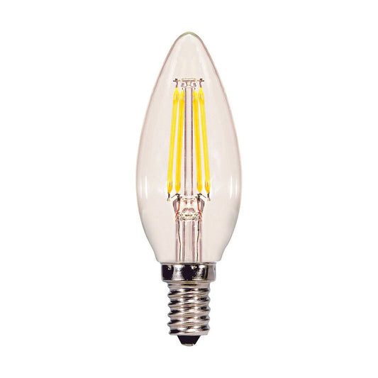 3 pack - Satco S21729 5W B11 Light Bulb