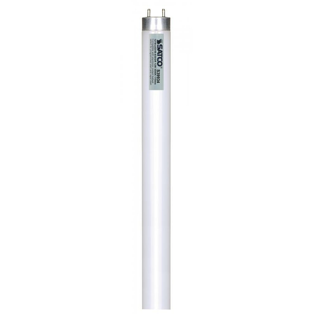 Satco S39934 12W T8 Soft White LED Light Bulb