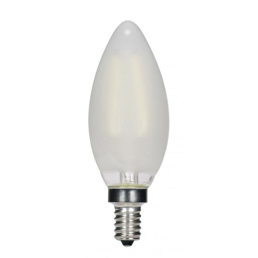 Satco S9868 3.5W B11 Warm White LED Light Bulb