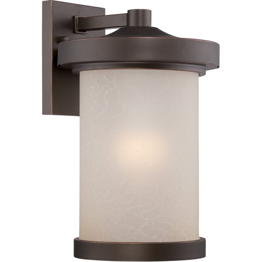 Satco 62-642 60W LED Wall Lantern Fixture Diego; Outdoor Large Wall