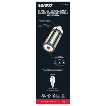 Satco S23141 27W/36W/45W LED Light Bulb