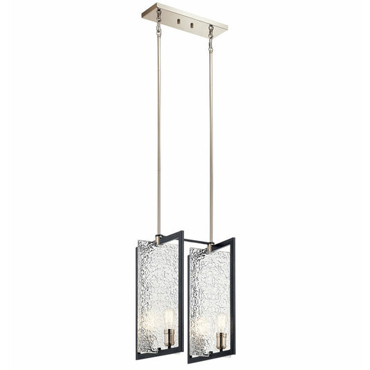 Kichler 43980BK Fixture With a nod towards industrial design The
