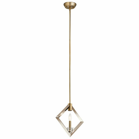 Kichler 43053PN Fixture Glamorous in shape and style the Layan 1 light