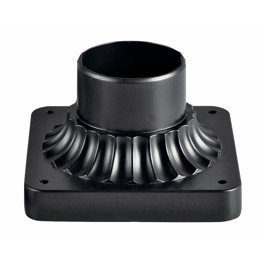 Kichler 9592BK Fixture Pedestal Mount in Black