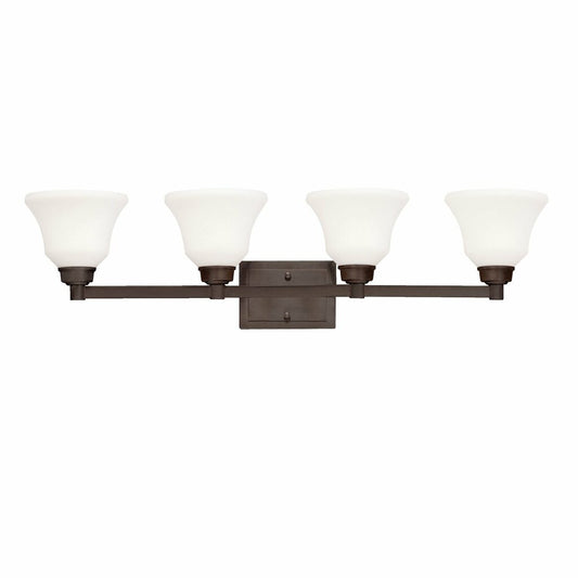 Kichler 5391OZ Fixture This classic 4 light wall fixture from the