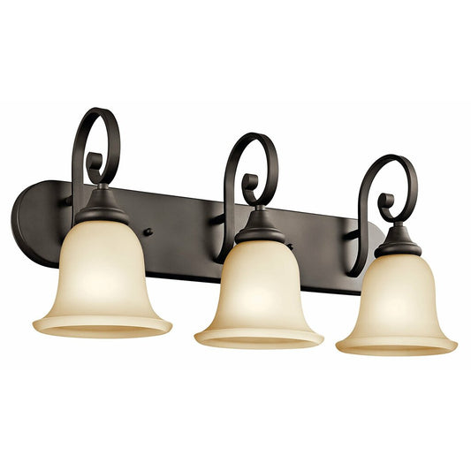 Kichler 45055OZ Fixture This 3 light wall fixture from the Monroe(TM)