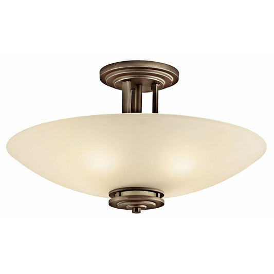 Kichler 3677OZ Fixture The Hendrik(TM) 24in. 4 light semi flush