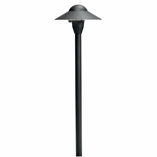 Kichler 15470BKT Fixture 6in. DOME PATH LIGHT - A popular look has a