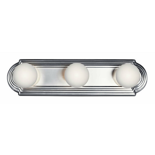 Kichler 5003CH Fixture Constructed from steel this traditional 3 light