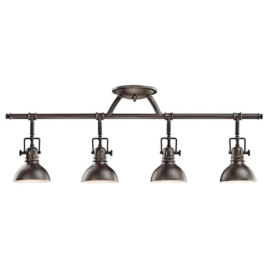 Kichler 7704OZ Fixture Constructed from steel this refined 4 light