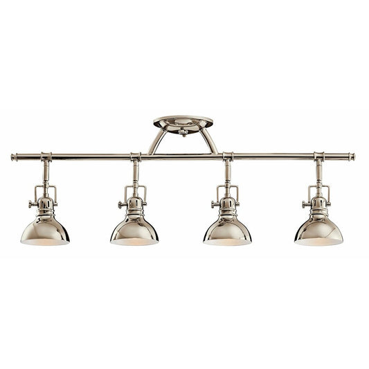 Kichler 7704PN Fixture Constructed from steel this refined 4 light