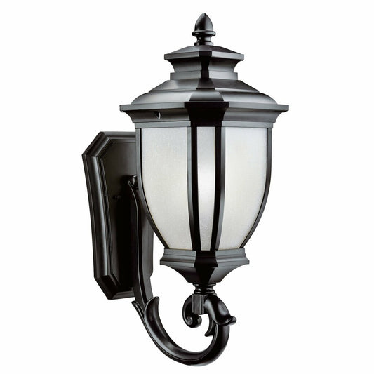 Kichler 9042BK Fixture With an unmistakable British influence this 1