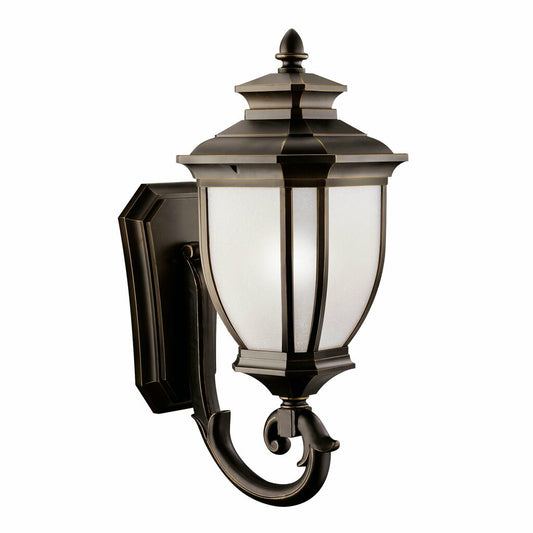 Kichler 9043RZ Fixture With an unmistakable British influence this 1