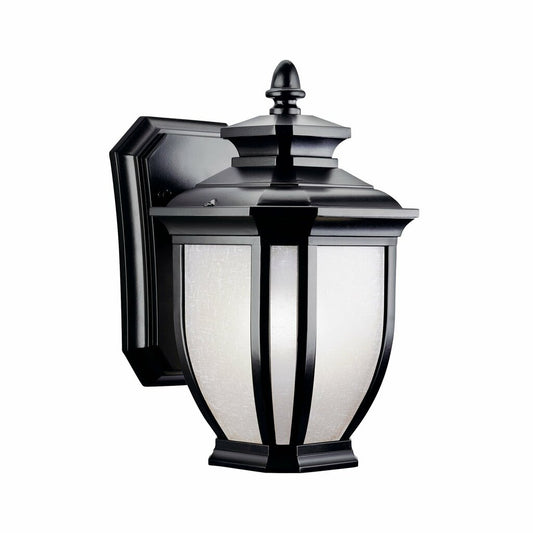 Kichler 9039BK Fixture With an unmistakable British influence this 1