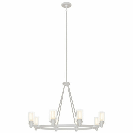 Kichler 2345OZ Fixture Smooth and tailored this oval shaped 8-light