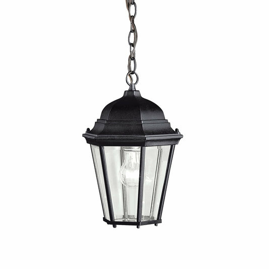 Kichler 9805BK Fixture The 15.25 inch 3 Light Flush Mount in Black