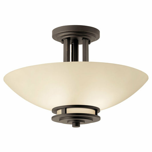 Kichler 3674OZ Fixture The Hendrik(TM) 15in. 2 light semi flush