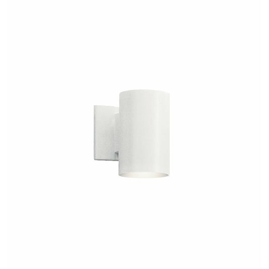 Kichler 9234WH Fixture This one light Wall Cylinder features our White