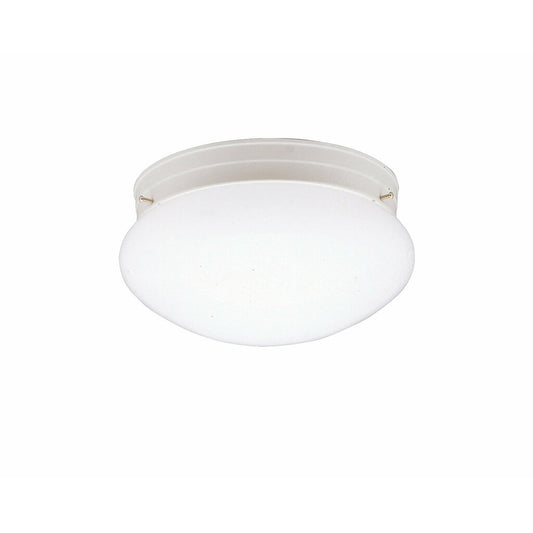 Kichler 208WH Fixture This clean ceiling light measures 9 in.in. in