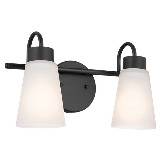 Kichler 55125BK Fixture Bath 2Lt