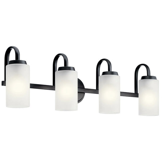 Kichler 55088BK Fixture Bath 4Lt