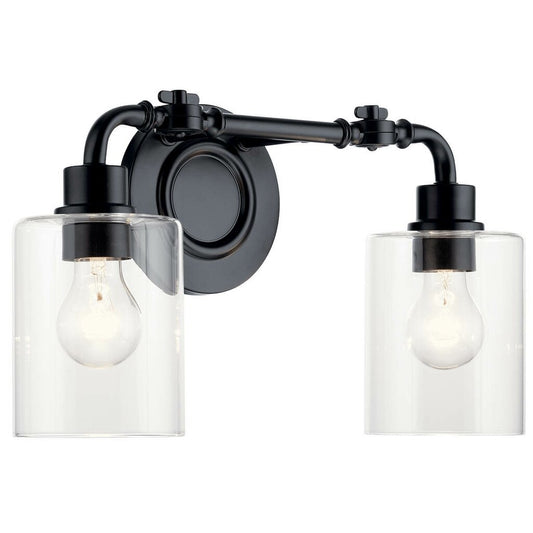 Kichler 45665BK Fixture Bath 2Lt