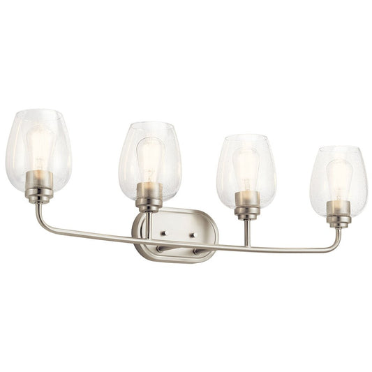 Kichler 45130NICS Fixture The Valserrano 33.50 inch 4 light vanity