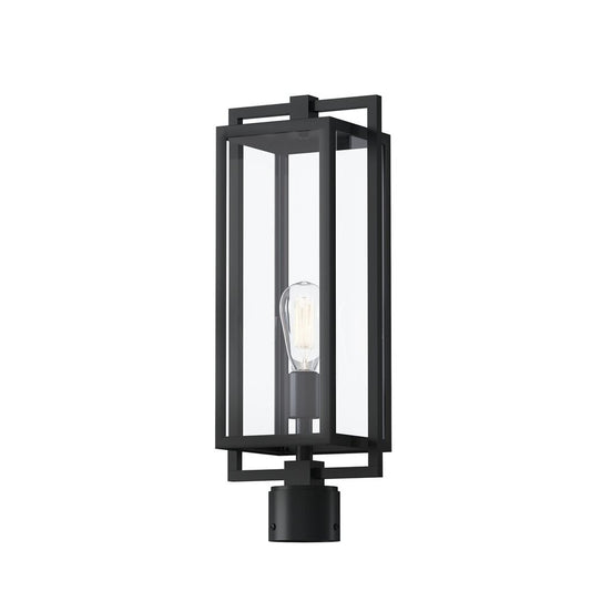 Kichler 59088BK Fixture The Goson 20" 1 light post honors the