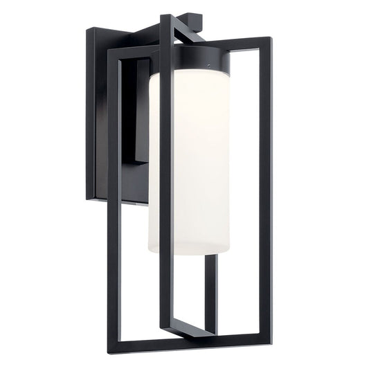 Kichler 59071BKLED LED Fixture The Drega 14" 1 wall light was inspired