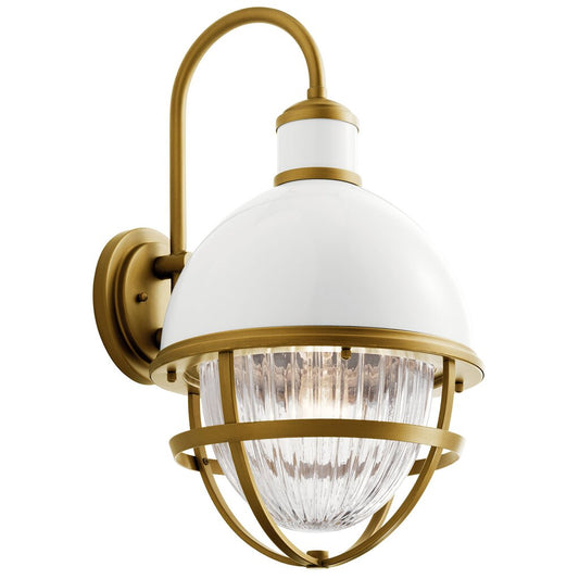 Kichler 59051WH Fixture Tollis 22.25 inch 1 Light Wall juxtaposes a