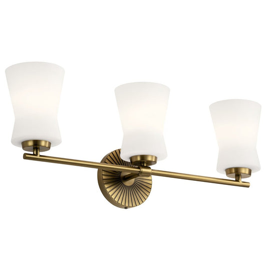 Kichler 55117BNB Fixture The Brianne 3 light vanity makes luxury fun.