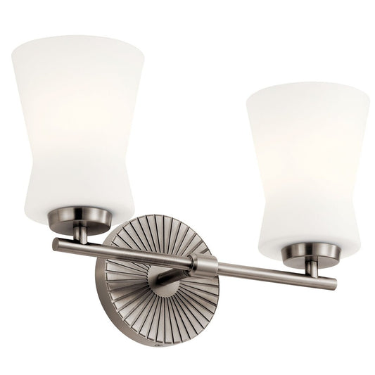 Kichler 55116CLP Fixture The Brianne 2 light vanity makes luxury fun.
