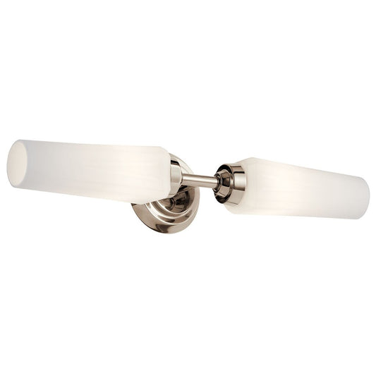 Kichler 55074PN Fixture The Truby 19.75" 2 light vanity illuminates